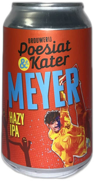 Poesiat & Kater Meyer blikje van 33cl