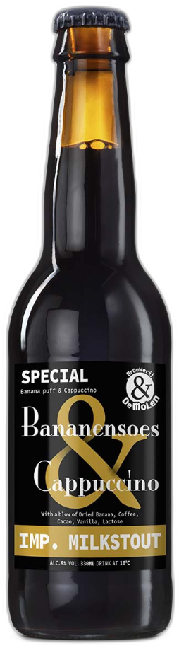 De Molen Bananensoes&Cappuccino fles 33cl De Molen Bananensoes&Cappuccino fles 33cl