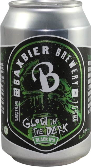 Baxbier Glow In the Dark blikje van 33cl