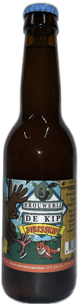 Stresskip bier flesje van 33cl