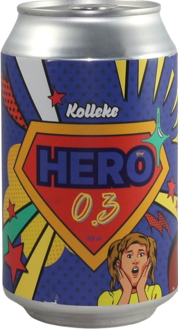 Kolleke Hero blikje van 33cl