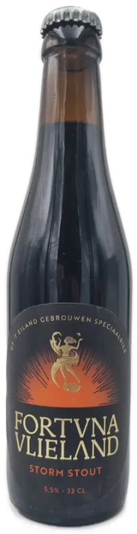 Fortuna Vlieland Storm Stout flesje van 33cl
