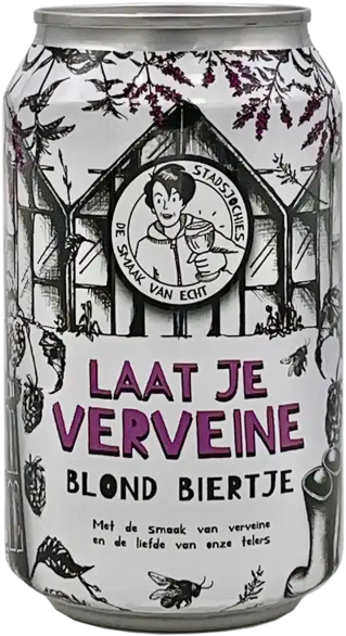 Stadsjochies Laat je Verveine blikje van 33cl