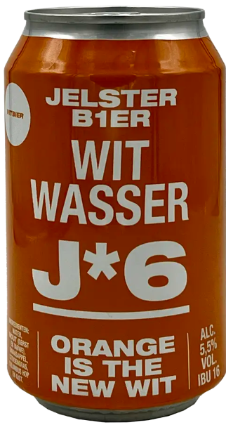 Jelster Witwasser blikje van 33cl