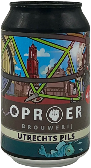 Oproer Utrechts Pils blikje van 33cl
