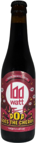 100 Watt Pop Goes The Cherry flesje 33cl