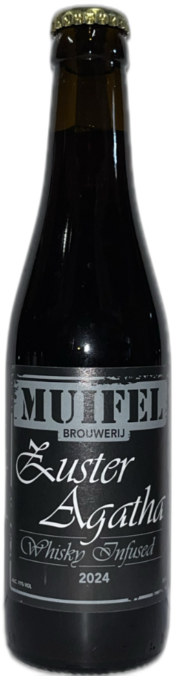Muifel Zuster Agatha Whisky Infused flesje van 33cl Muifel Zuster Agatha Whisky Infused flesje van 33cl