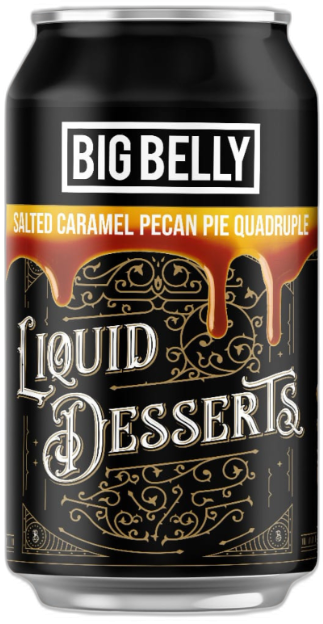 Big Belly Salted Caramel Pecan Pie Quad blikje van 33cl
