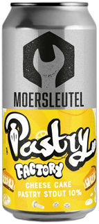 Moersleutel Pastry Factory: Cheese Cake blik van 44 CL