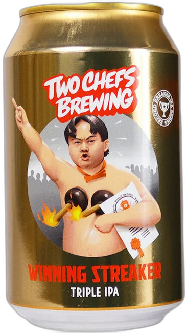 Two Chefs Winning Streaker blikje van 33cl Two Chefs Winning Streaker blikje van 33cl