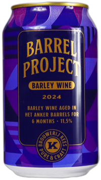 Kees Barrel Project 2024 Barley Wine blikje van 33cl