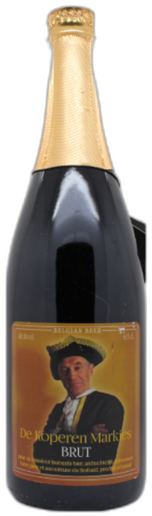 De Koperen Markies Brut fles van 75cl De Koperen Markies Brut fles van 75cl
