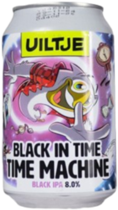 Uiltje Black In Time Time Machine blikje van 33cl