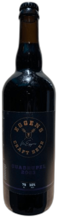 Eggens Quadrupel fles van 75cl