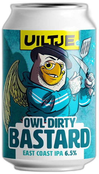Uiltje Owl Dirty Bastard blikje van 33cl