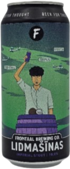 Frontaal x Arpus Lidmasinas blik van 44cl
