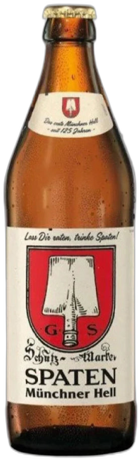 Spaten Münchner Hell fles van 50cl