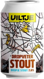 Uiltje Dropveter Stout blikje van 33cl Uiltje Dropveter Stout blikje van 33cl