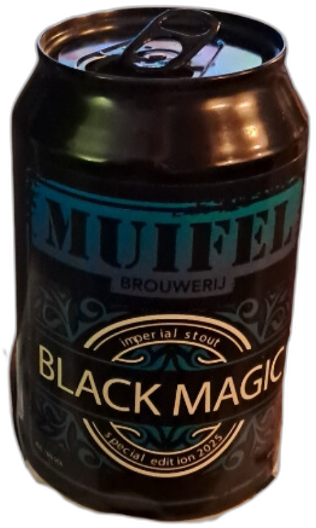 Muifel Black Magic blikje van 33cl