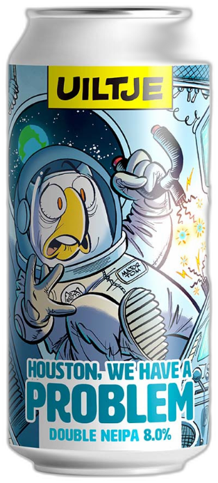 Uiltje Houston, we have a problem blik van 44cl Uiltje Houston, we have a problem blik van 44cl