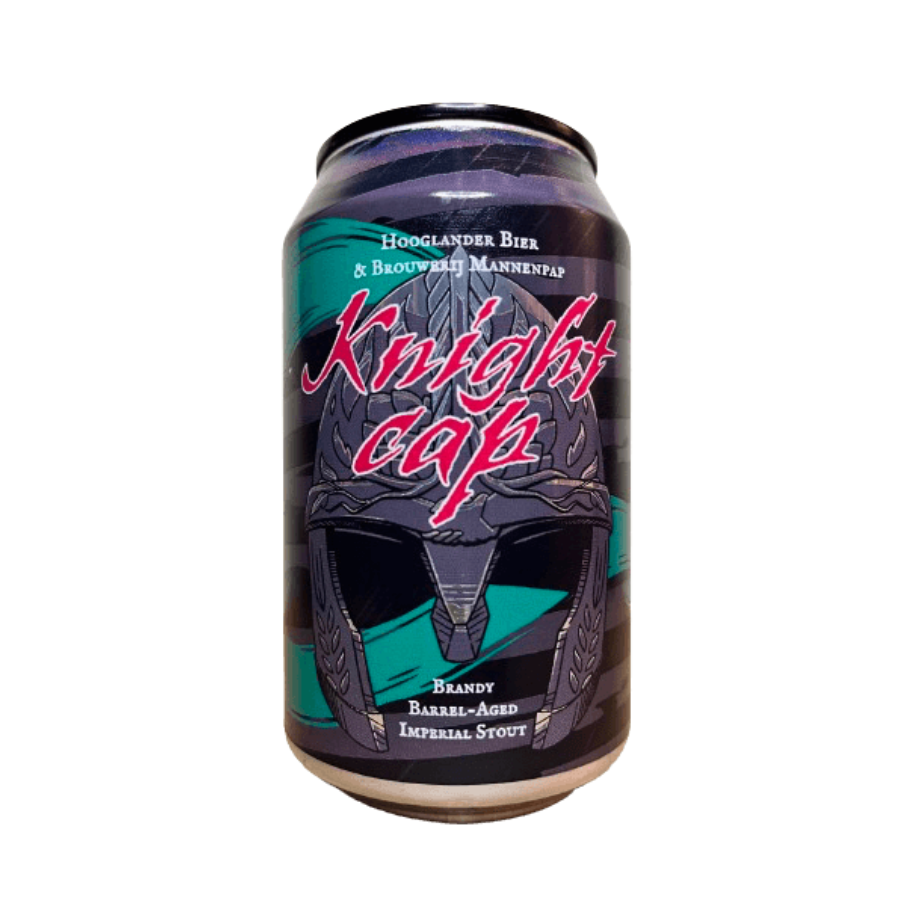 Hooglander /Mannenpap Knightcap BA 33cl Hooglander /Mannenpap Knightcap BA 33cl