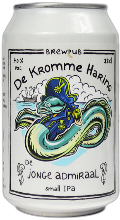 Kromme Haring De Jonge Admiraal blikje van 33cl