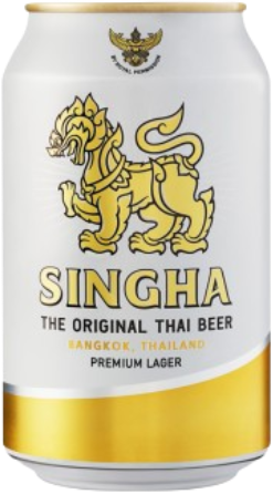 SINGHA Lager blikje van 33cl SINGHA Lager blikje van 33cl