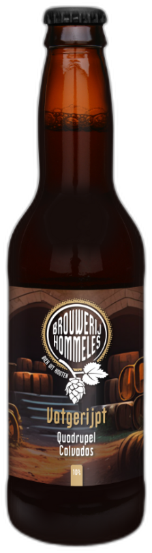 Hommeles Quadrupel Vatgerijpt Calvados flesje van 33cl