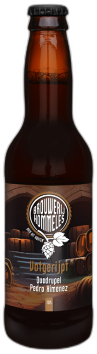 Hommeles Quadrupel Vatgerijpt Pedro Ximenez flesje van 33cl