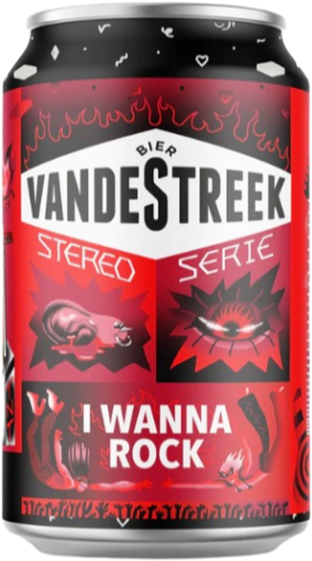vandeStreek I Wanna Rock blikje van 33cl
