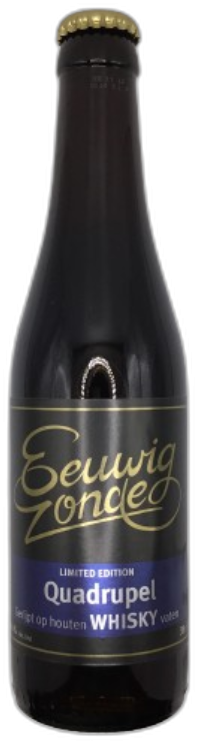 Eeuwig Zonde Quadrupel Whiskey BA flesje van 33cl