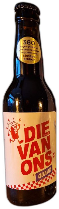 Die van ons Quaad Rum Barrel Aged flesje van 33cl