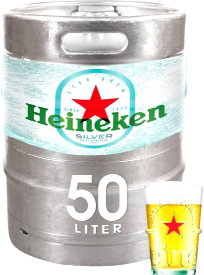 Heineken Silver Fust 50 Liter Heineken Silver Fust 50 Liter