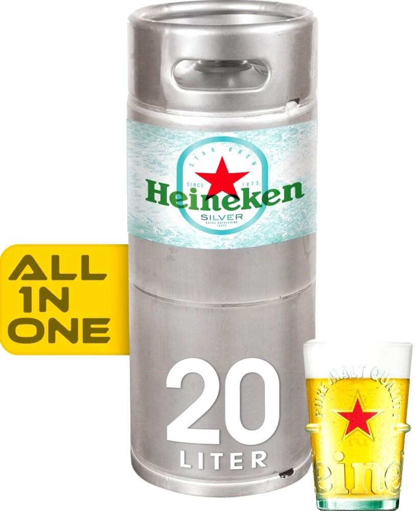 Heineken Silver All-in One fust 20 Liter
