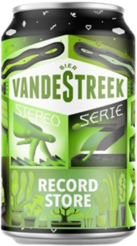 vandeStreek Record Store blikje van 33cl