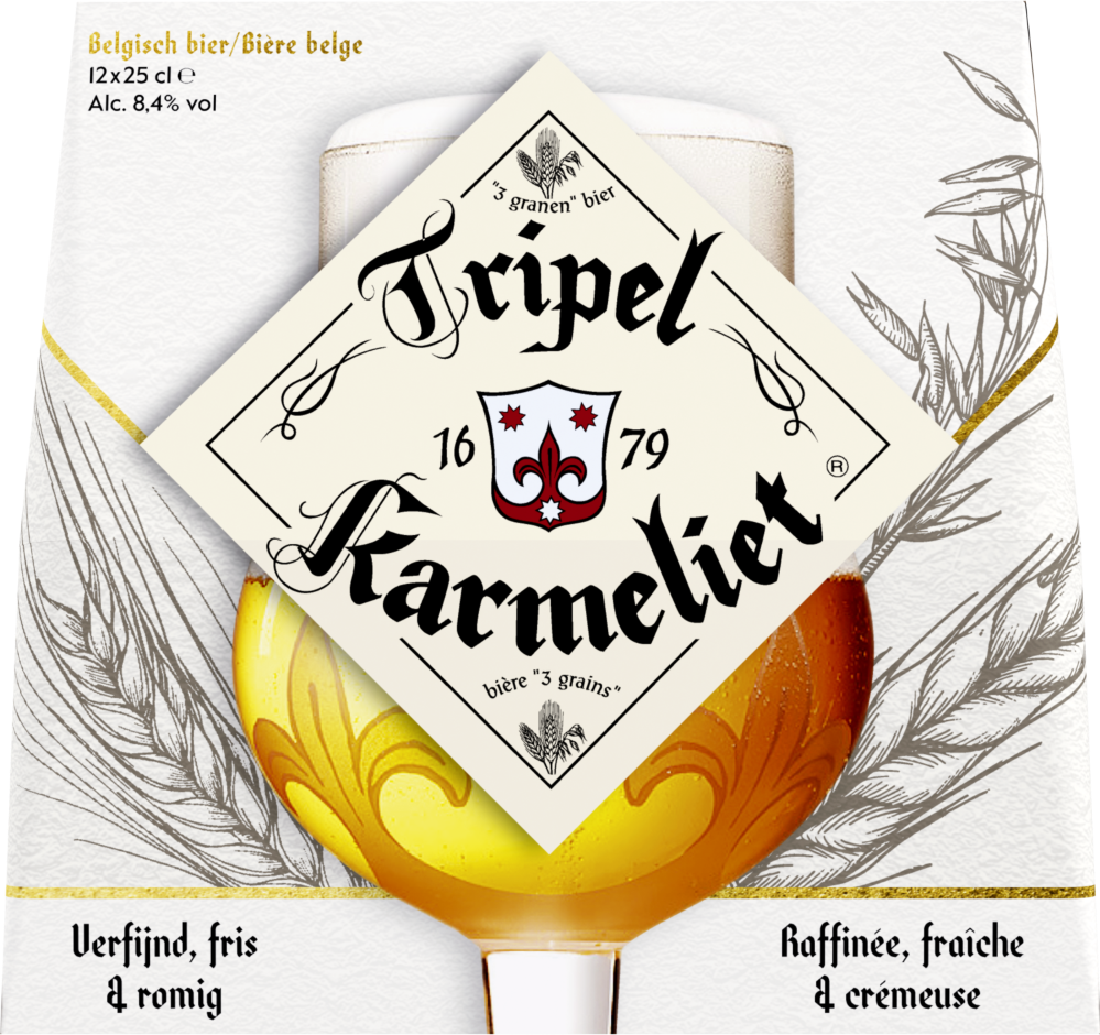 Karmeliet Tripel 12pack met flesjes van 25cl Karmeliet Tripel 12pack met flesjes van 25cl