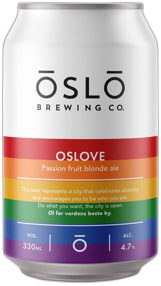 Oslove bier blikje van 33cl