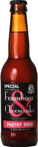 De Molen Framboos & Cheesecake flesje van 33cl