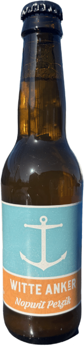 Witte Anker Nopwit Perzik flesje van 33cl