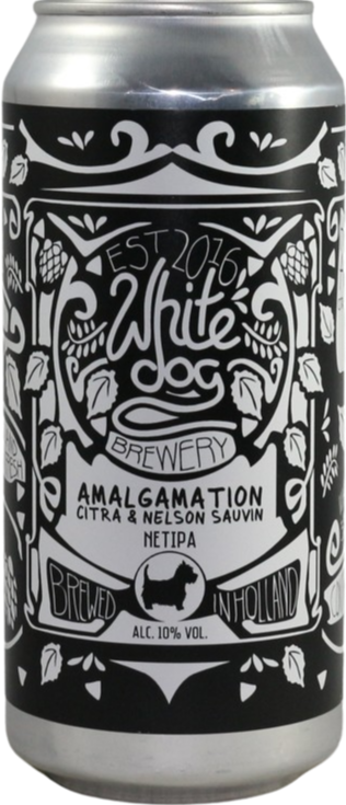 White dog Brewery AMALGAMATION #1 blik van 44cl White dog Brewery AMALGAMATION #1 blik van 44cl