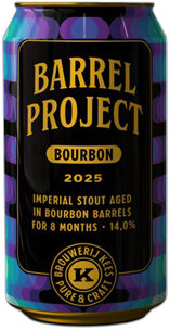 Kees Barrel Project Bourbon 2025 blikje van 33cl Kees Barrel Project Bourbon 2025 blikje van 33cl