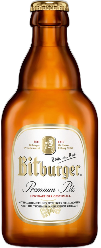 Bitburger Pils Buikjes fles van 33cl