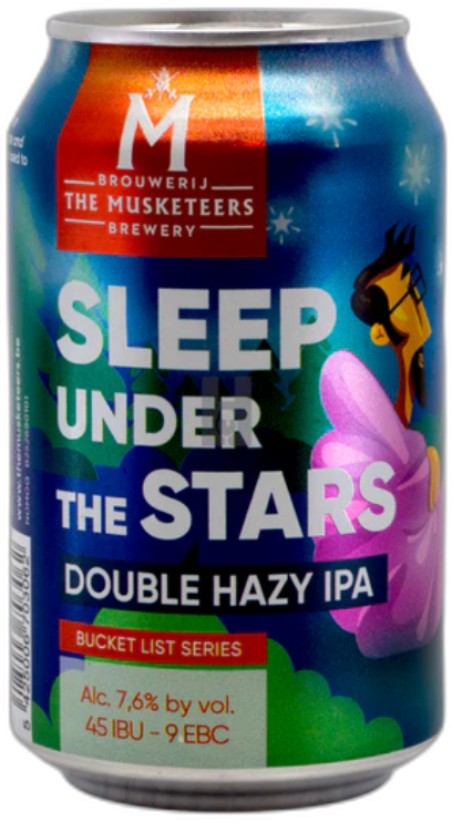 Musketeers Sleep Under The Stars blikje van 33cl
