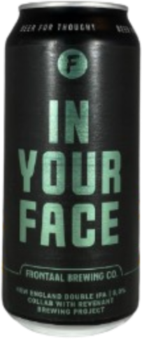 Frontaal In Your Face blik van 44cl