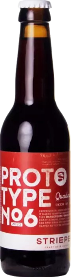 Strieper Prototype No6 Quadrupel flesje van 33cl