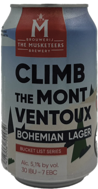 The Musketeers Climb the Mont Ventoux blikje van 33cl