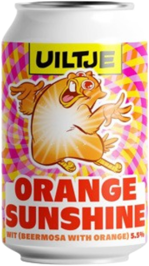 Uiltje Orange Sunshine blikje van 33cl