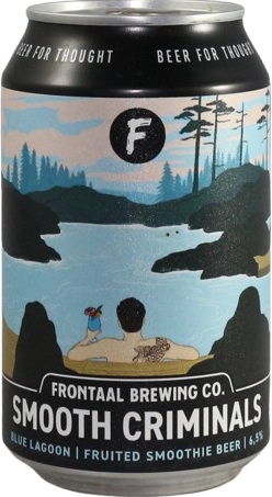 Frontaal Smooth Criminals: Blue Lagoon blikje van 33cl