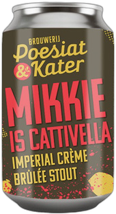 Poesiat & Kater Mikkie is Cattivella blikje van 33cl