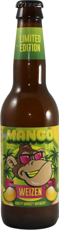 Guilty Monkey Mango Weizen flesje van 33cl